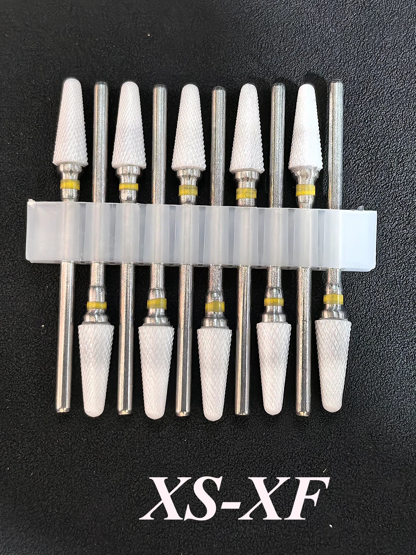 Keramik Fräser-Set – 10-tlg. für elektrische Nagelfräser, Maniküre & Pediküre