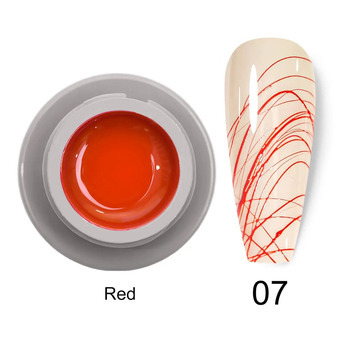 Venalisa Spider Gel – 8ml UV/LED Gel für Nail Art, 12 Farben