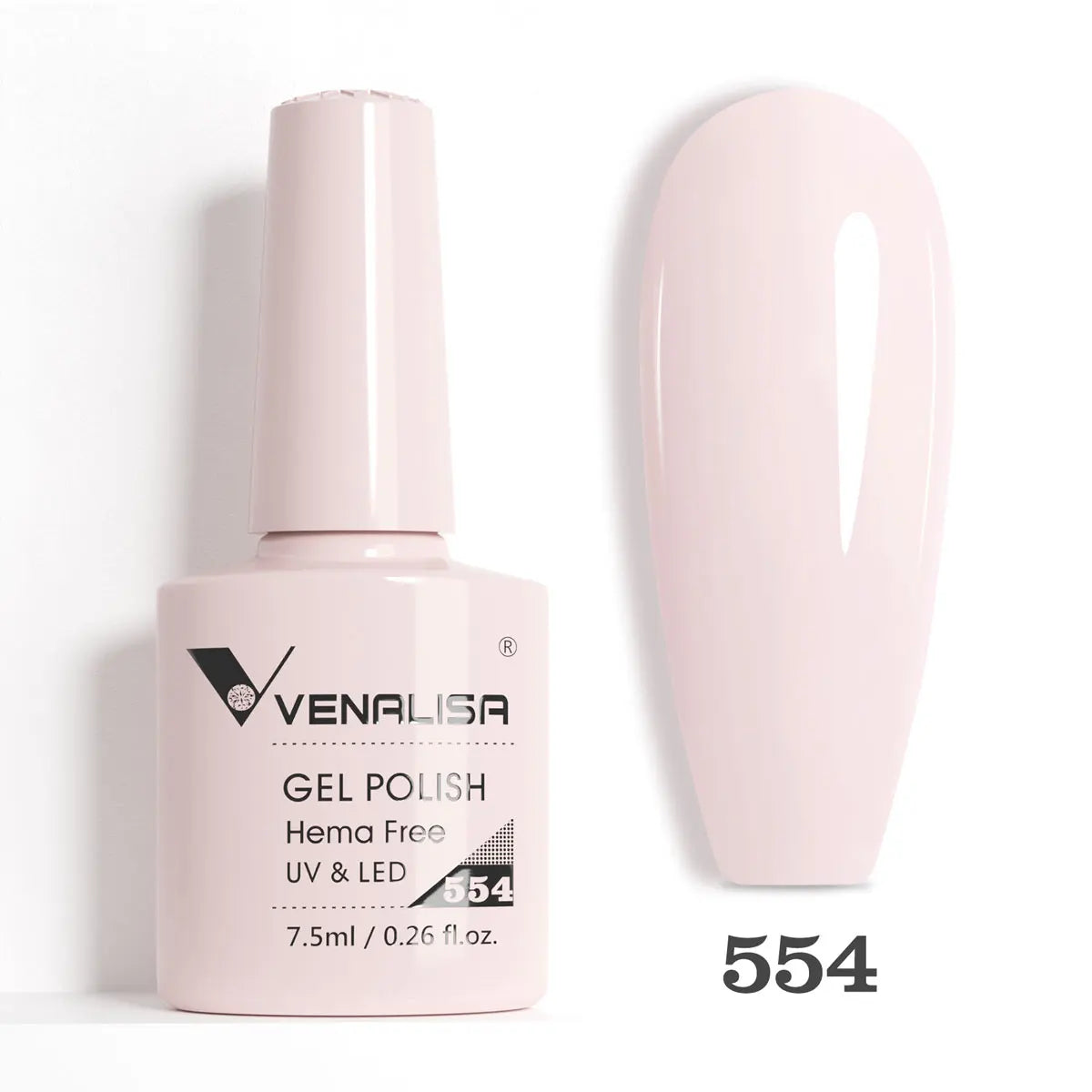 Venalisa HEMA-FREE Gel-Lack – 7,5 ml – French, Nude & Glitzer-Kollektion