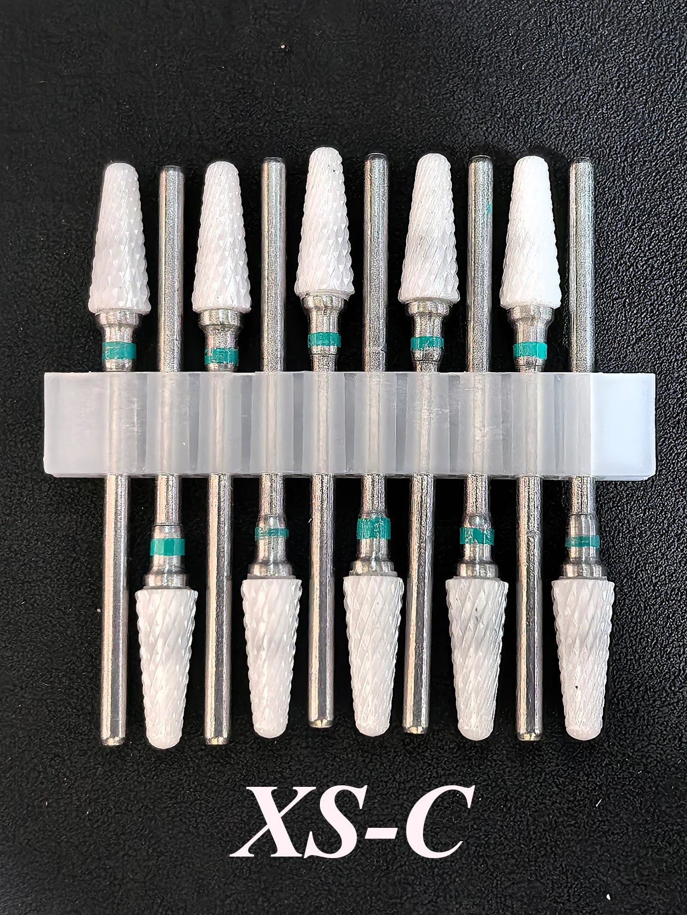 Keramik Fräser-Set – 10-tlg. für elektrische Nagelfräser, Maniküre & Pediküre
