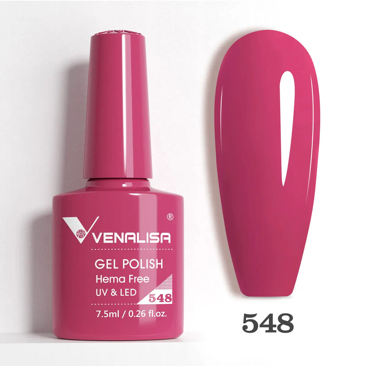 Venalisa HEMA-FREE Gel-Lack – 7,5 ml – French, Nude & Glitzer-Kollektion