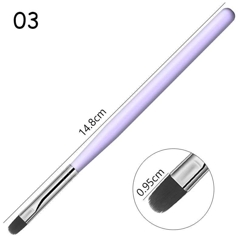 Nail Art Pinsel Set (1–9 Stück) – für UV Gel, Acryl & 3D Nail Design