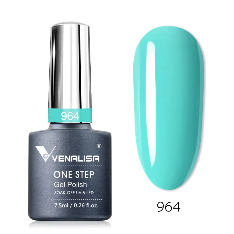 Venalisa 3-in-1 Gel Polish – 7,5ml One Step UV/LED Gel, Ohne Base & Top