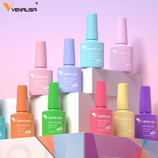 Venalisa Gel Nagellack Set – Herbstfarben, 12er-Box "Sunshine Kiss" 2.
