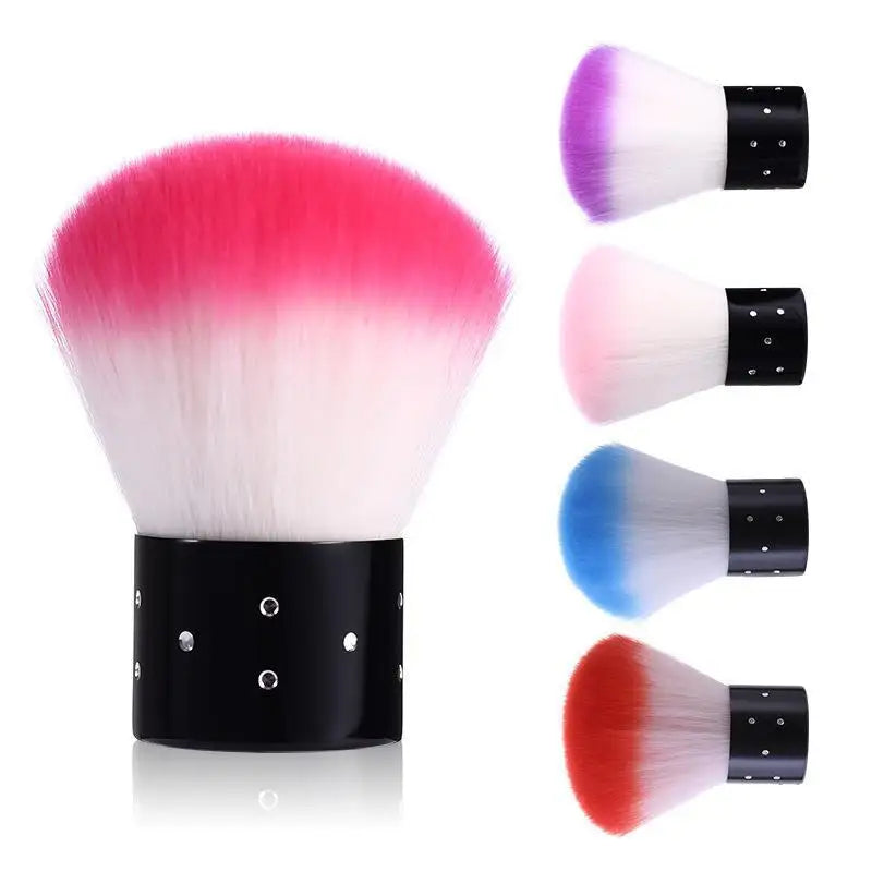 Staubbürste „Mushroom“ – Pinsel für Nagelstaub & Make-up, rund, 1 Stk