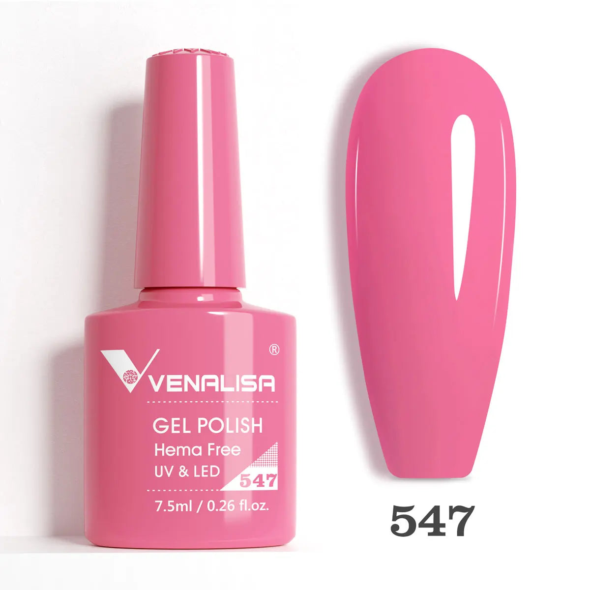 Venalisa HEMA-FREE Gel-Lack – 7,5 ml – French, Nude & Glitzer-Kollektion