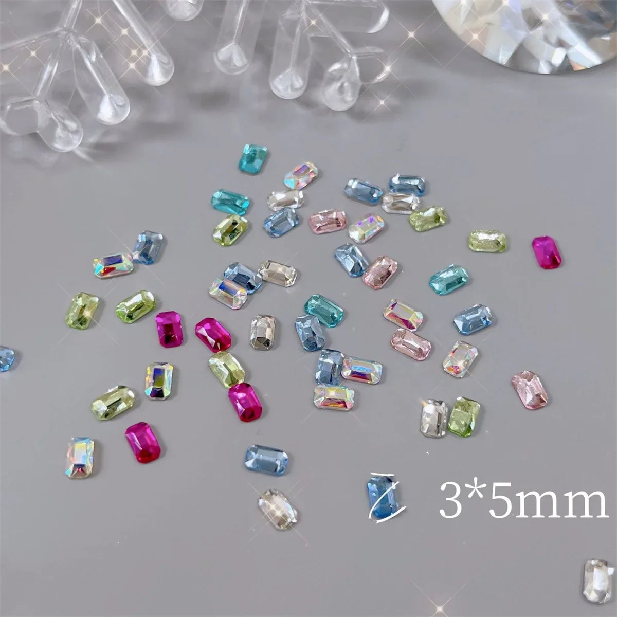3D Nail Charms „Camellia“ – 20x Rosa Resin-Blumen für Aurora-Design