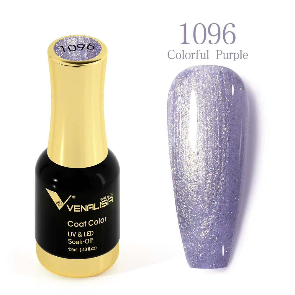 VENALISA Crystal UV Gel 12ml – French Nails, Glitzer, Pearl, HEMA-frei 1. Kollektion