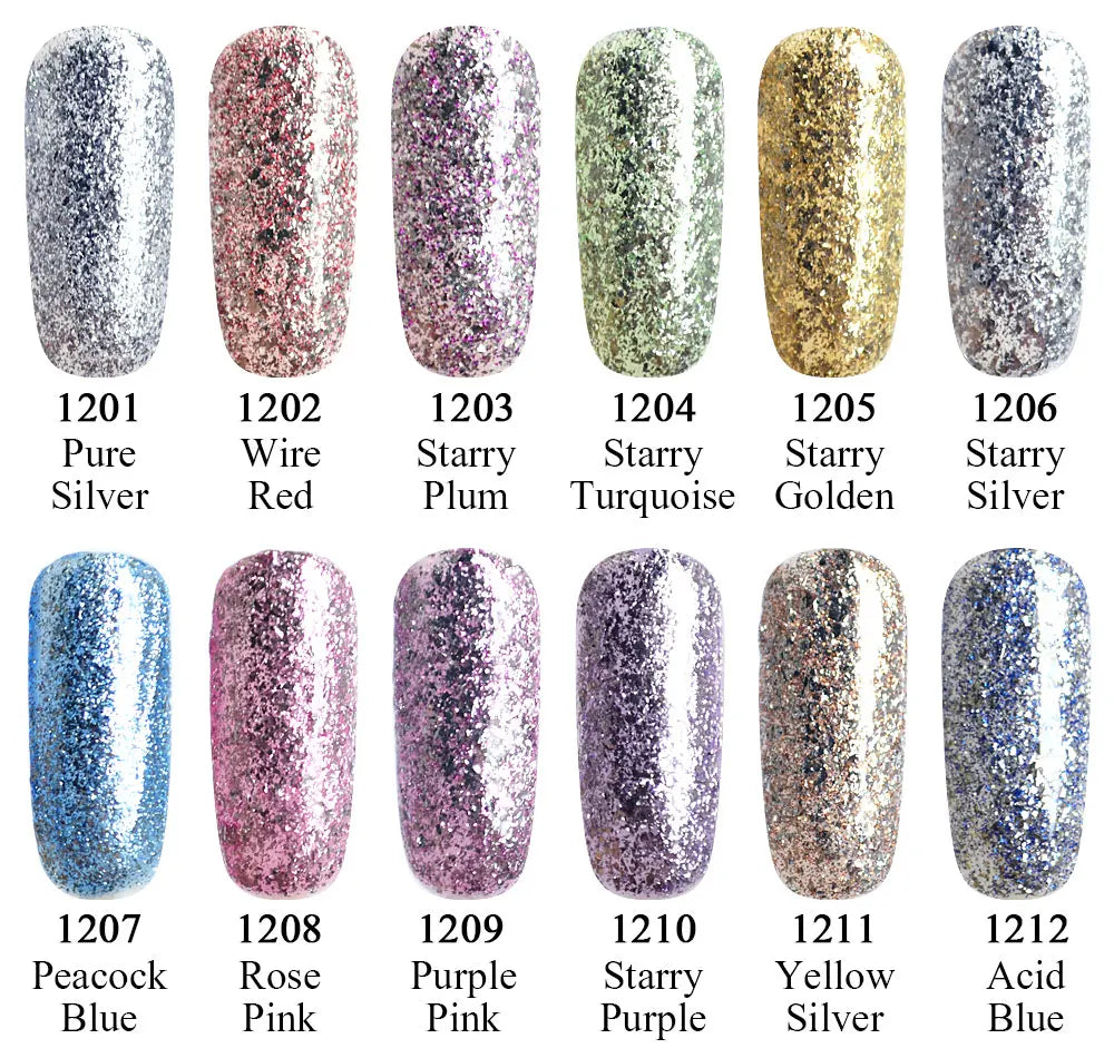 VENALISA Crystal UV Gel 12ml – French Nails, Glitzer, Pearl, HEMA-frei 1. Kollektion