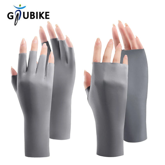 UV-Schutz Handschuhe Ice Silk – Fingerlos & Atmungsaktiv