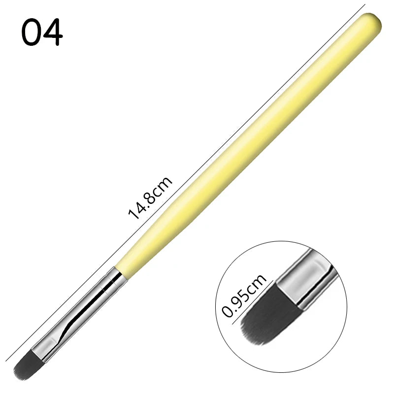 Nail Art Pinsel Set (1–9 Stück) – für UV Gel, Acryl & 3D Nail Design