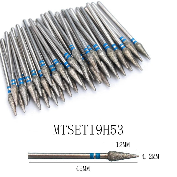50x Diamant-Fräser für Nagelstudio – Bit-Set zur Nagelhaut- & Hornhautentfernung