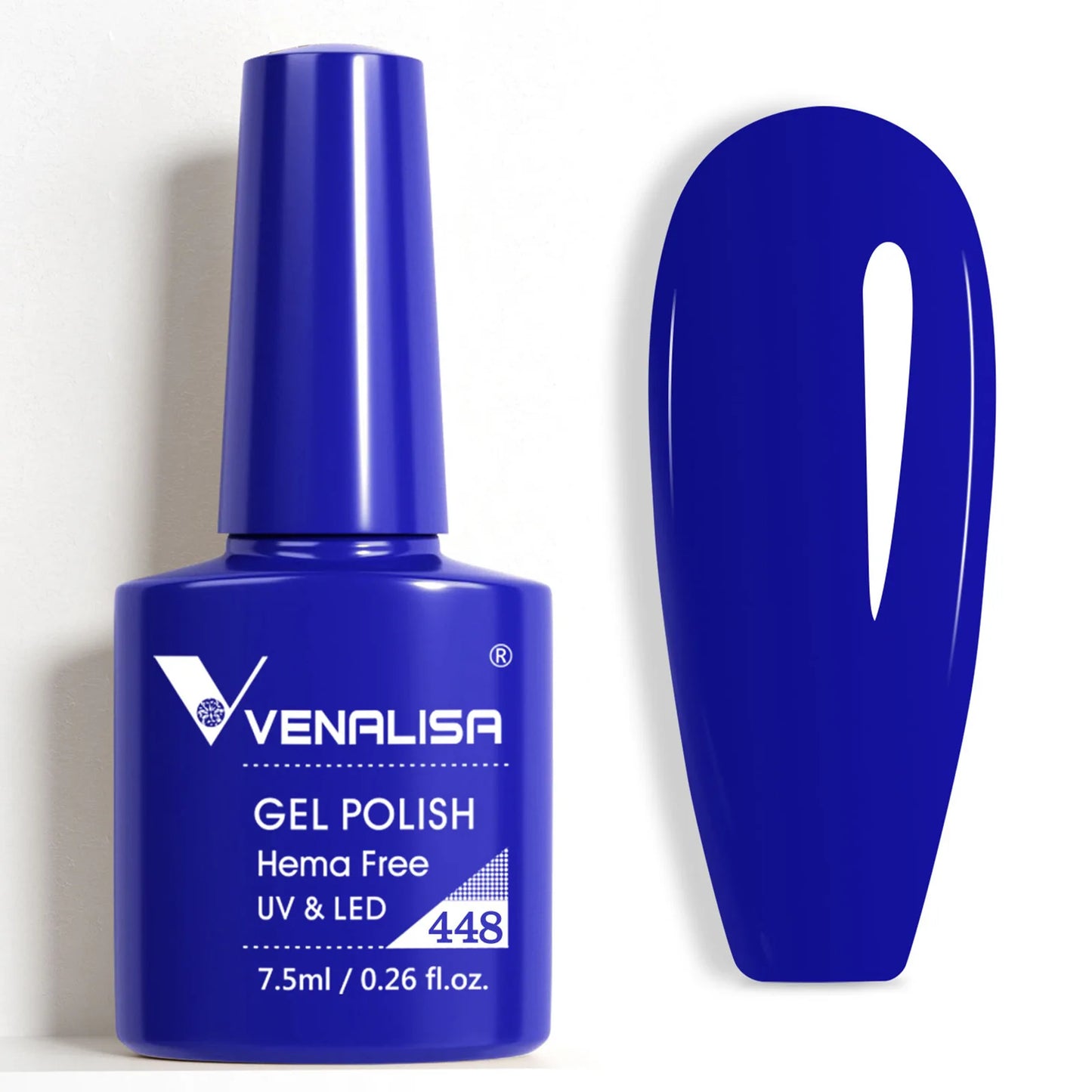 Venalisa Glitter Gel Polish – 7,5ml Rot, HEMA-frei, UV/LED, Semi-Permanent