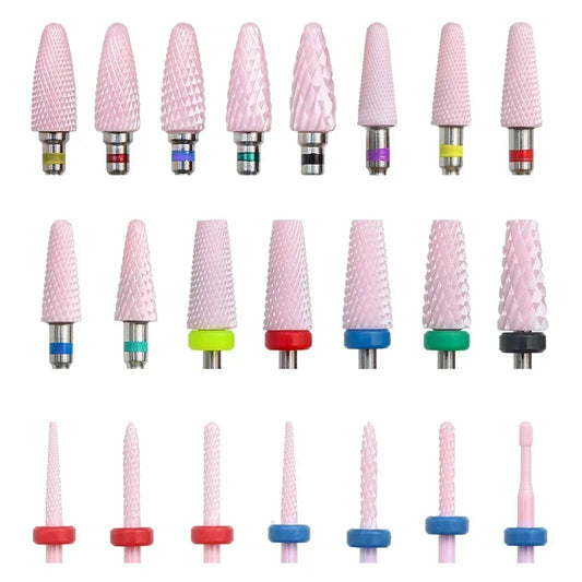 Keramik Fräser Rosa – Einzelstück, Verschiedene Formen für E-Feile & Maniküre
