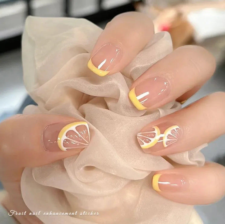 Fruit Nail Sticker – Zitrone, Erdbeere & Wassermelone | Sommerliche Nailart