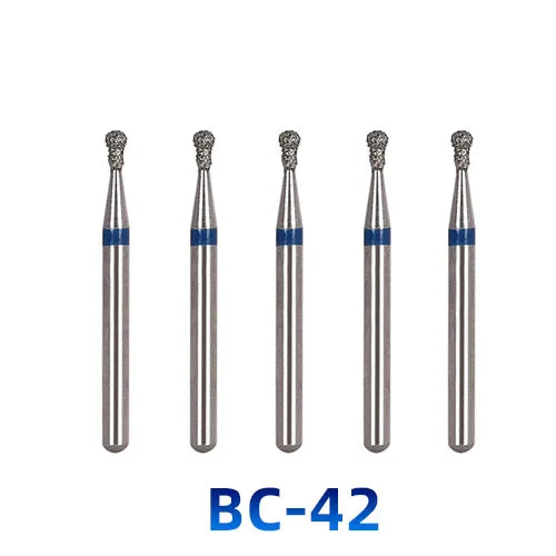 AZDENT Dental Diamantbohrer – 5 Stück, FG 1.6 mm, Medium für Turbine/High-Speed-Handstück 2