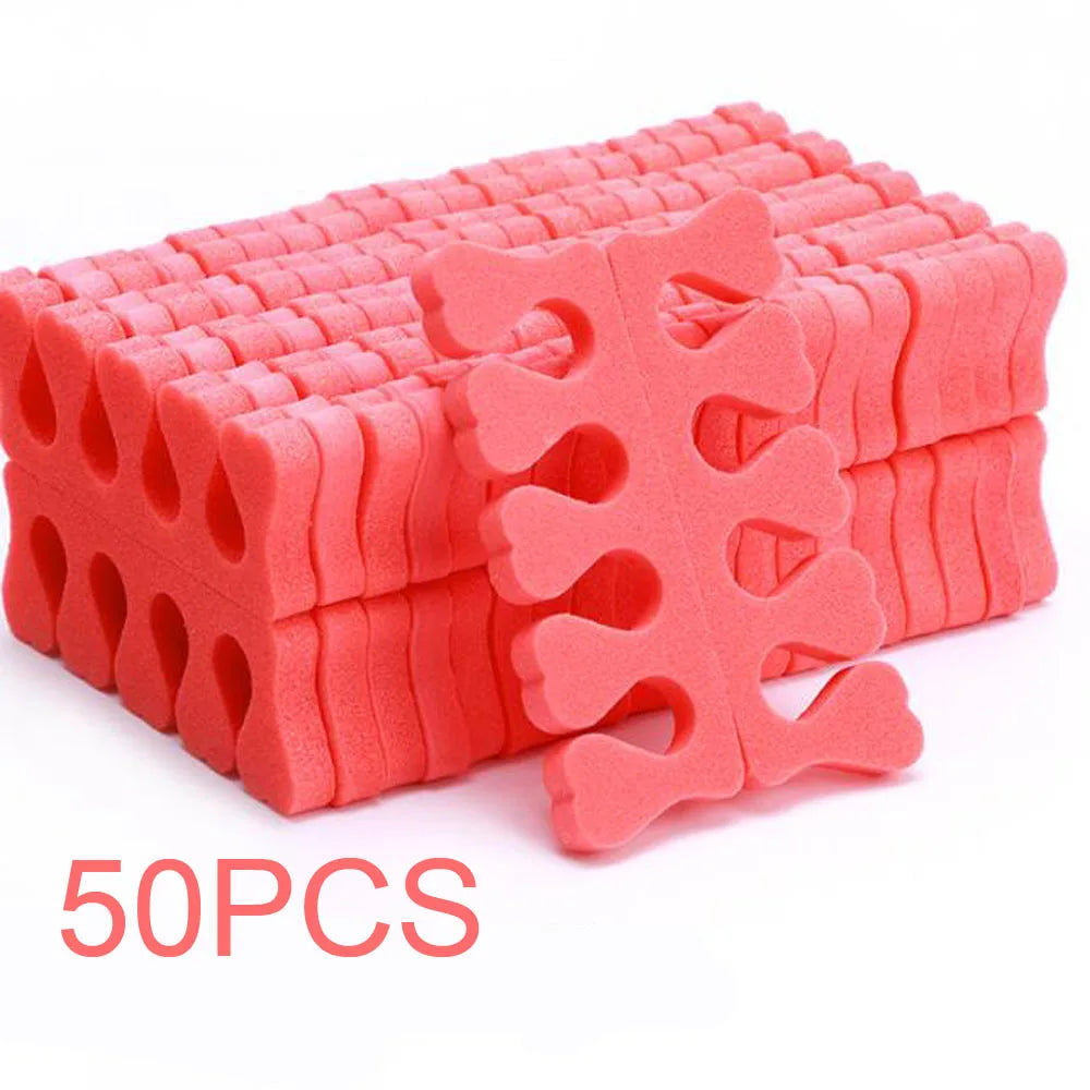 50/100 Stück Zehentrenner – Weiche Schwamm-Pads für Pediküre & Maniküre