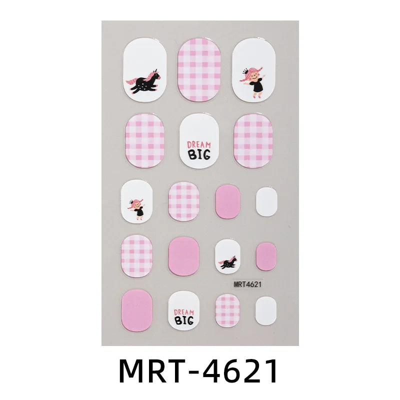 Kinder-Nagelsticker – DIY Cartoon Sticker für Mädchen & Nail Art