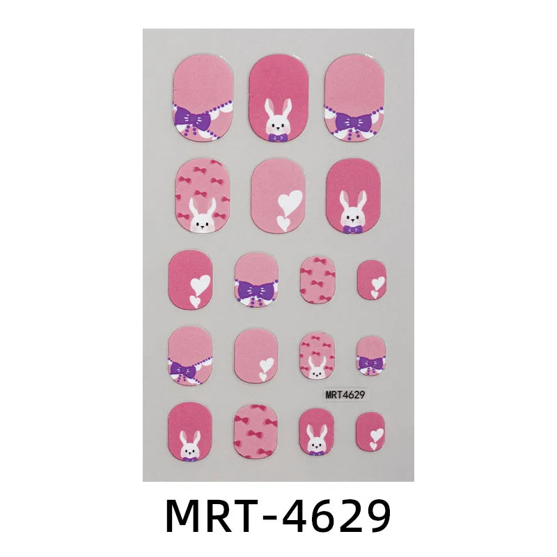 Kinder-Nagelsticker – DIY Cartoon Sticker für Mädchen & Nail Art
