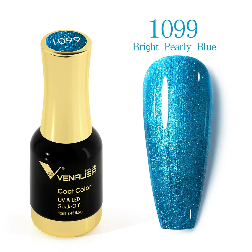 VENALISA Crystal UV Gel 12ml – French Nails, Glitzer, Pearl, HEMA-frei 1. Kollektion