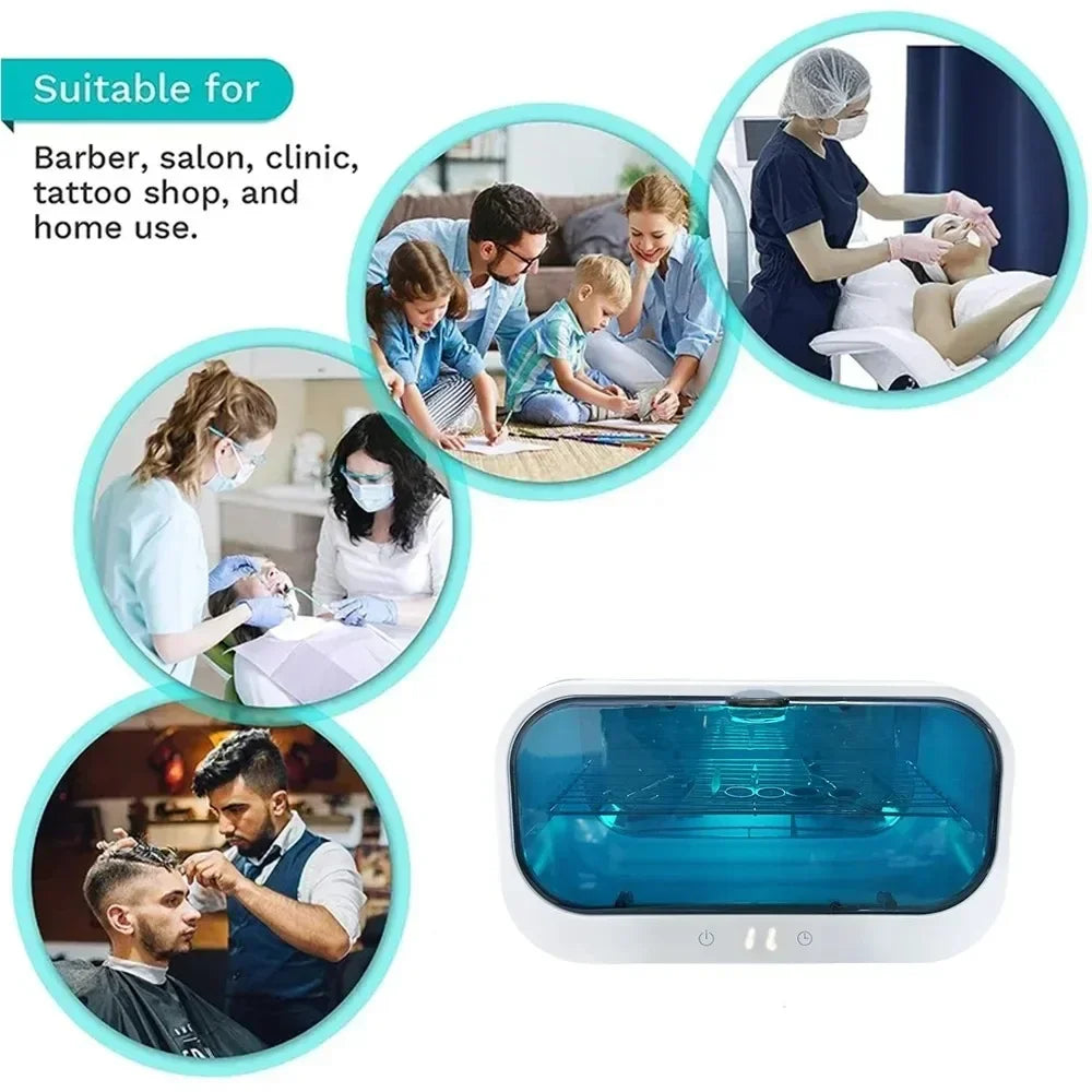 UV Sterilisator Box – 360° Ozon & UV-Desinfektion mit Timer für Beauty-Tools, Babyspielzeug & Handy