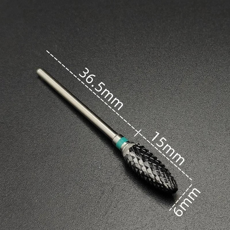 Karbide-Fräserbit (Keramikbeschichtung) – Für Gelentfernung & Feinschliff (3/32", E-Feile)