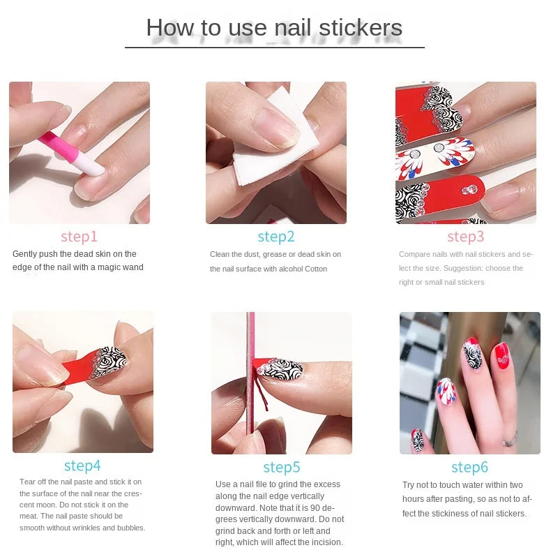 Kinder-Nagelsticker – DIY Cartoon Sticker für Mädchen & Nail Art