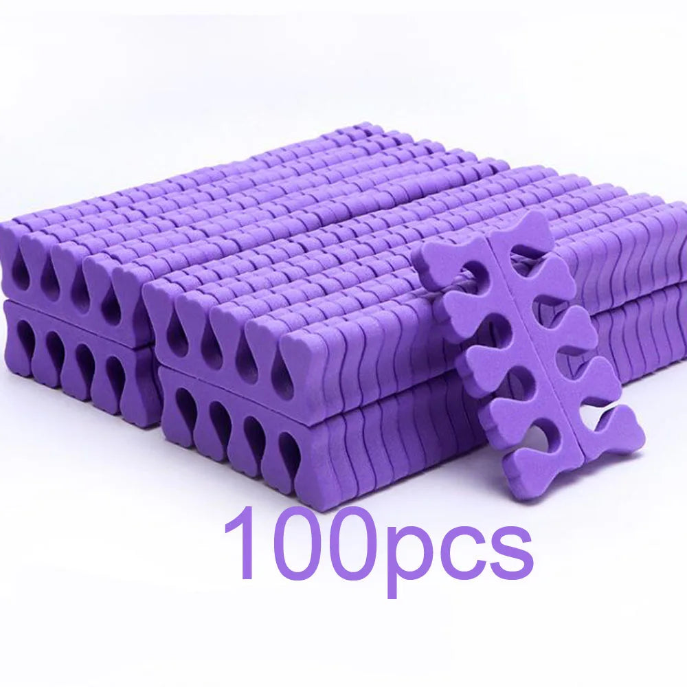 50/100 Stück Zehentrenner – Weiche Schwamm-Pads für Pediküre & Maniküre