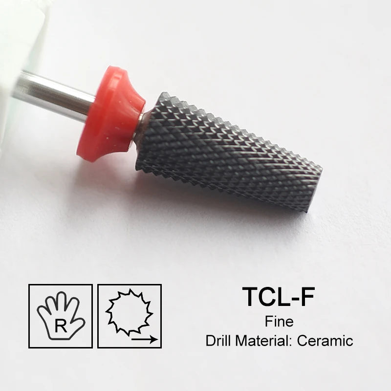 Tapered Barrel Fräserbit – Hartmetall (Tungsten), für Gelentfernung & Polieren (4XC, Gold)
