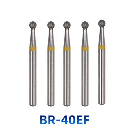 AZDENT Dental Diamantbohrer – 5 Stück, FG 1.6 mm, Medium für Turbine/High-Speed-Handstück 2