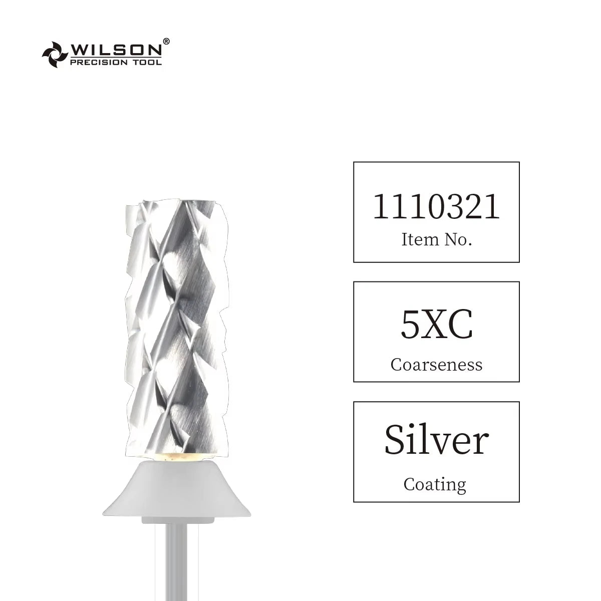 WILSON Karbid-Fräser Small Barrel – Gelentfernung & Maniküre, Ø 5,3 mm