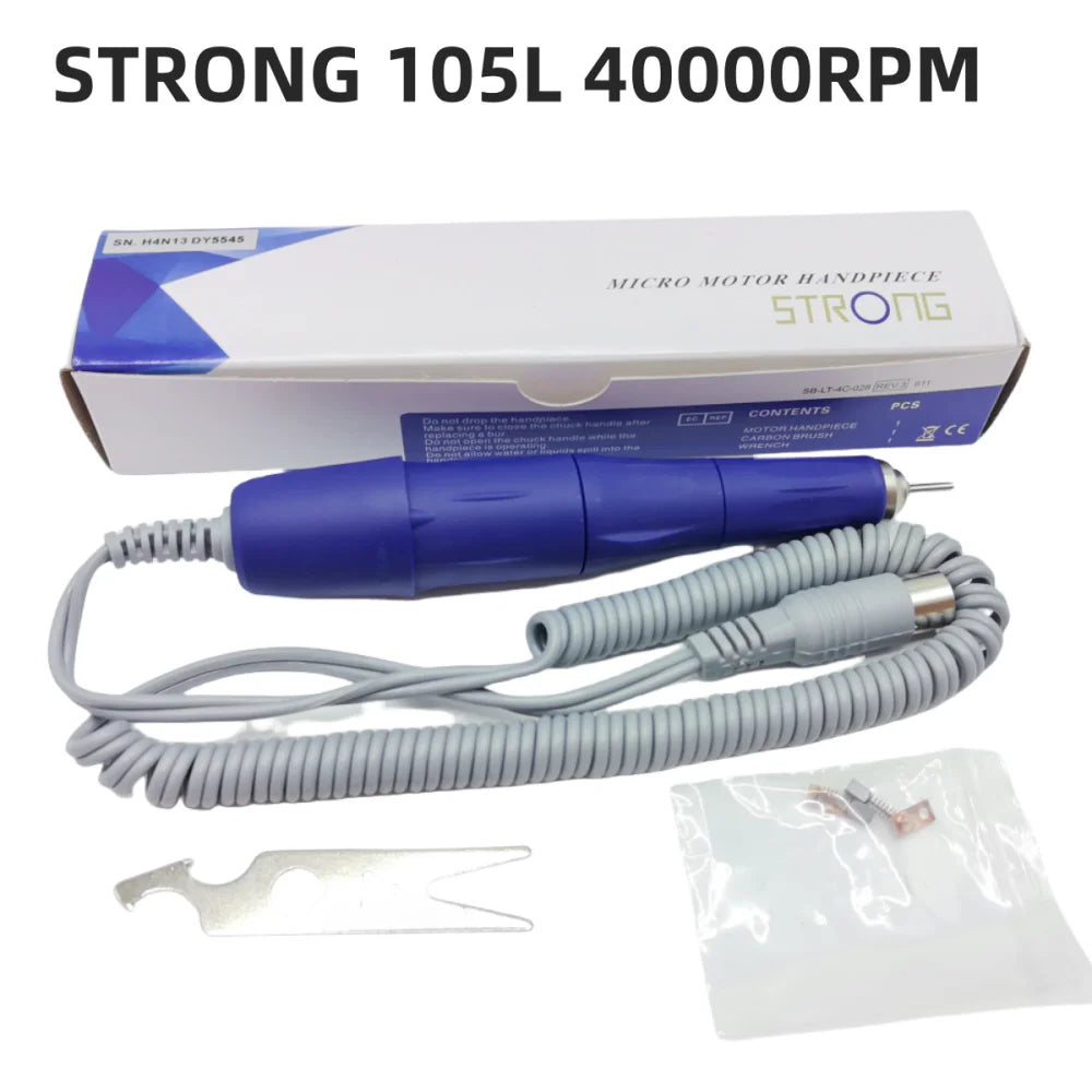 STRONG Handstück SDE-H200 / H37L / SH20N / M45C / 105L – 2.35 mm Ersatzgriff für STRONG 210 Micromotor, 45.000 U/min