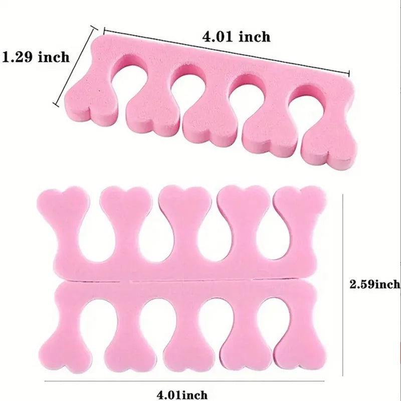 100/200/500 Stück Zehentrenner – Weiche Schwamm-Pads für Pediküre & Maniküre