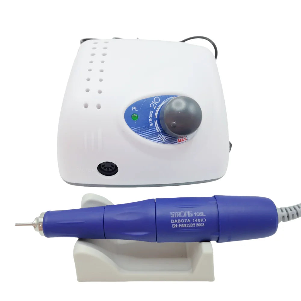 Elektrische Nagelfräser STRONG 210 + 105L Handstück 65W – 40.000 U/min