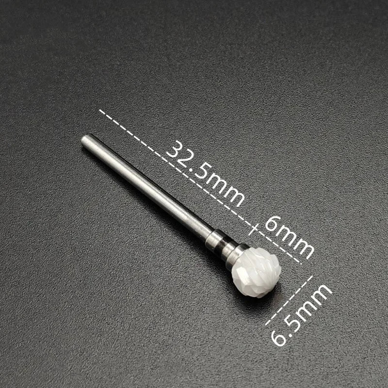 Karbide-Fräserbit (Keramikbeschichtung) – Für Gelentfernung & Feinschliff (3/32", E-Feile)