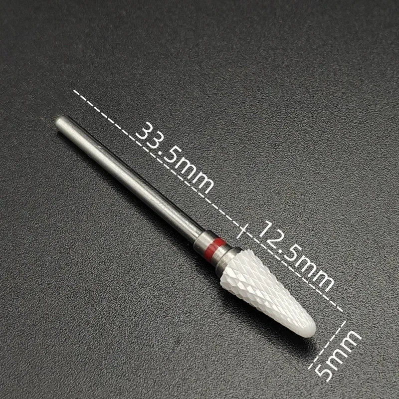 Karbide-Fräserbit (Keramikbeschichtung) – Für Gelentfernung & Feinschliff (3/32", E-Feile)