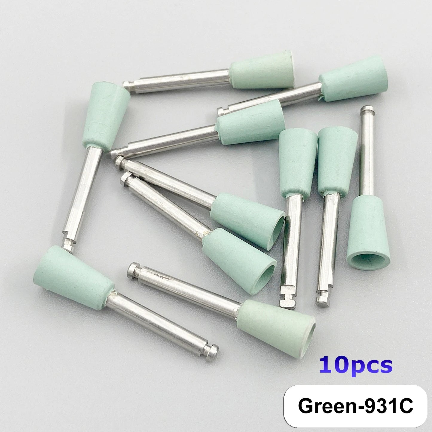WELLCK Silikon-Polieraufsätze – 10/12 Stück Set für E-Feile, Politur & Finish (Nail & Dental Art)