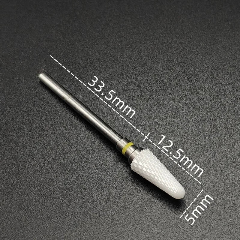 Karbide-Fräserbit (Keramikbeschichtung) – Für Gelentfernung & Feinschliff (3/32", E-Feile)