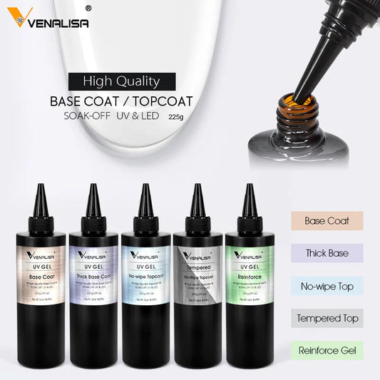 Venalisa Base & Top Coats – Nachfüllgrößen 30ml/225g