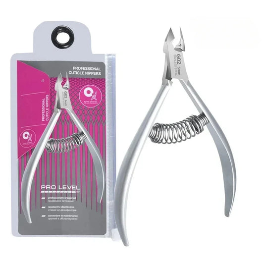 Profi Edelstahl-Nagelhautzange mit Feder – Für Finger- & Fußnägel