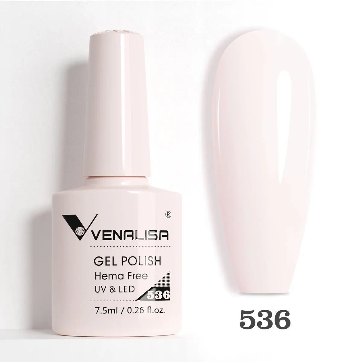Venalisa HEMA-FREE Gel-Lack – 7,5 ml – French, Nude & Glitzer-Kollektion