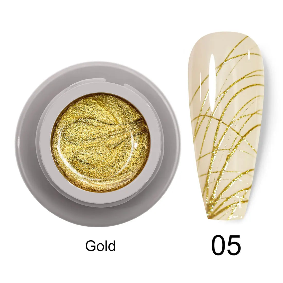 Venalisa Spider Gel – 8ml UV/LED Gel für Nail Art, 12 Farben