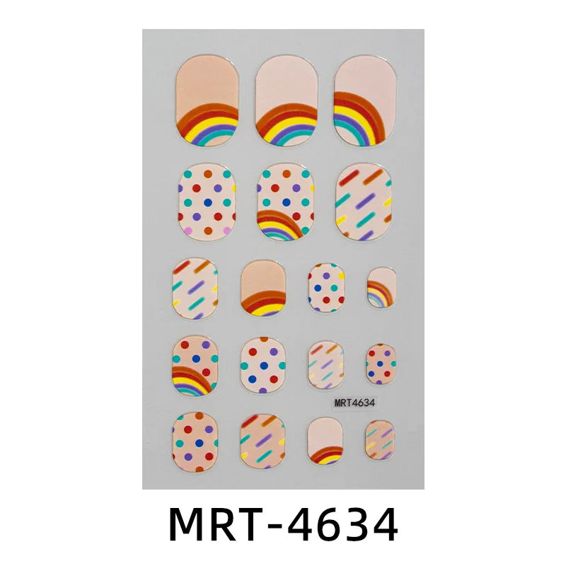 Kinder-Nagelsticker – DIY Cartoon Sticker für Mädchen & Nail Art