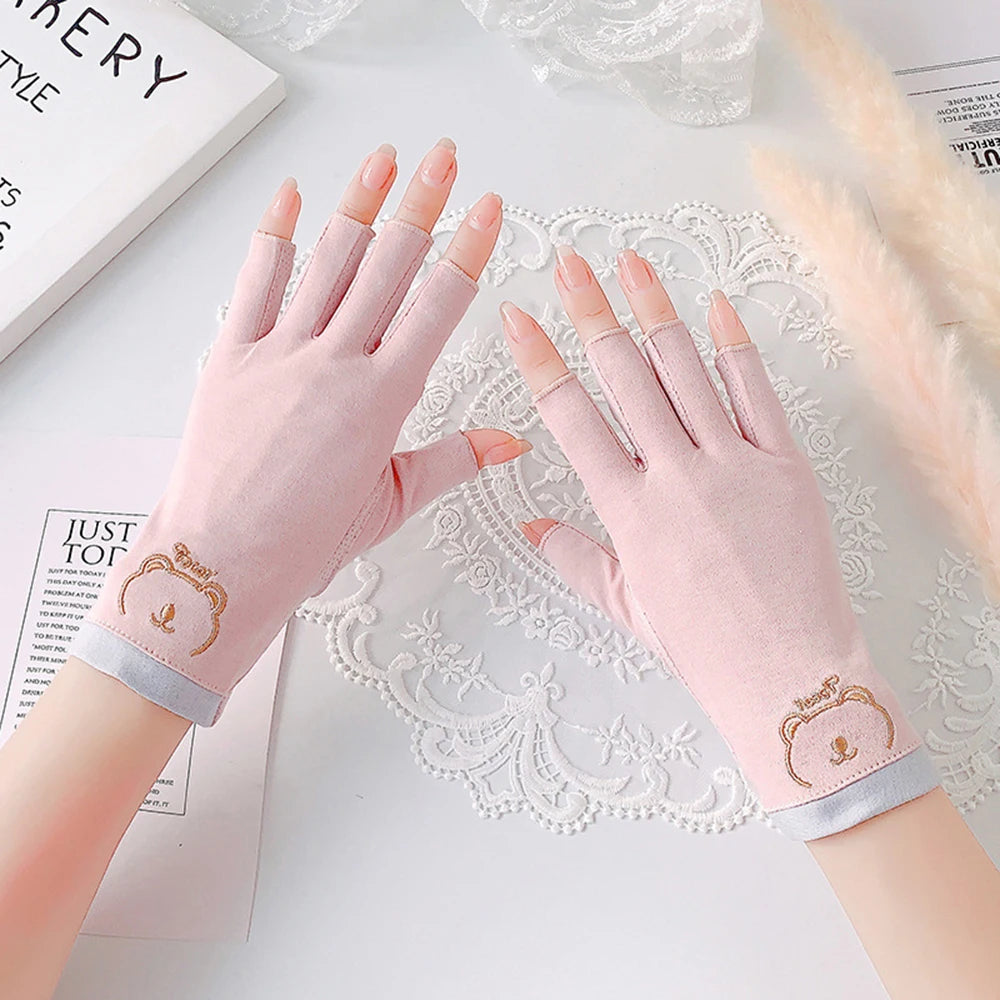 UV-Schutz Handschuhe für Maniküre – 1 Paar | Fingerlos