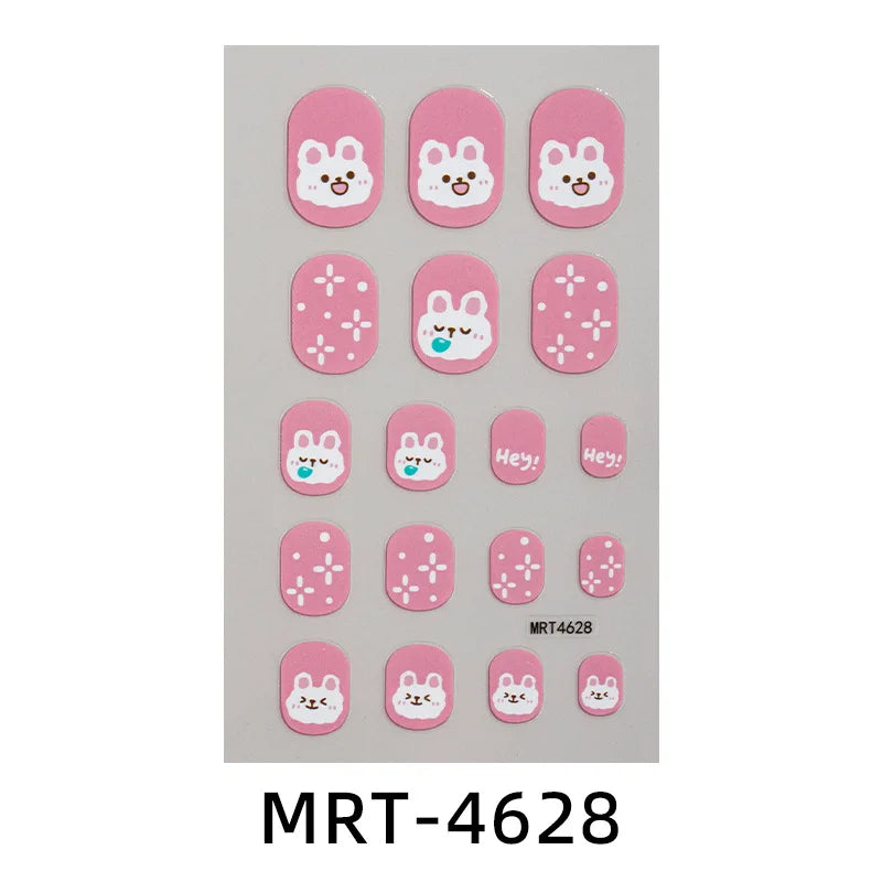 Kinder-Nagelsticker – DIY Cartoon Sticker für Mädchen & Nail Art