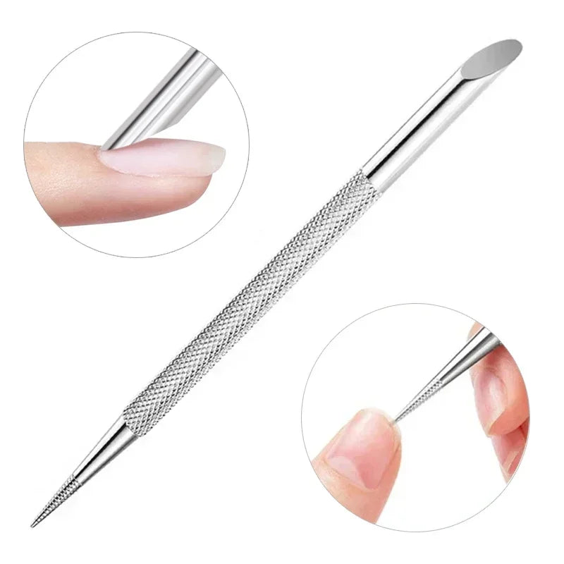 Nagelhautpflege-Set – Edelstahlzange, Schieber & Cutter für Maniküre & Pediküre