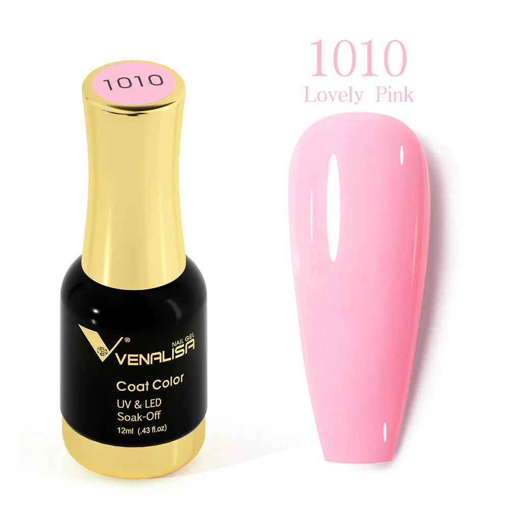 VENALISA Crystal UV Gel 12ml – French Nails, Glitzer, Pearl, HEMA-frei 1. Kollektion