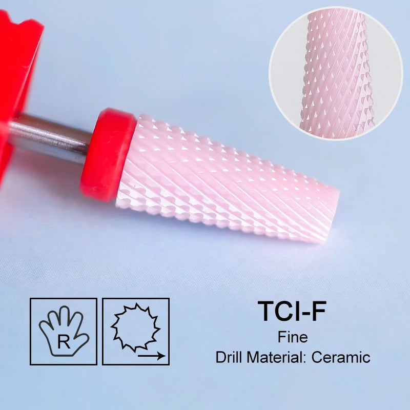 Keramik Fräser Rosa – Einzelstück, Verschiedene Formen für E-Feile & Maniküre
