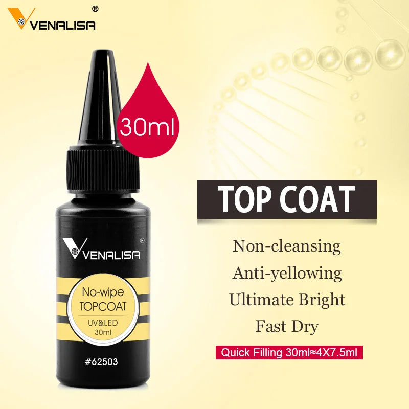 Venalisa Base & Top Coats – Nachfüllgrößen 30ml/225g
