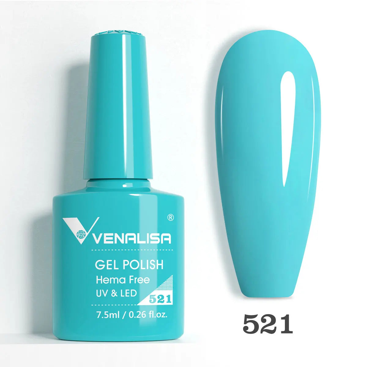 Venalisa HEMA-FREE Gel-Lack – 7,5 ml – French, Nude & Glitzer-Kollektion